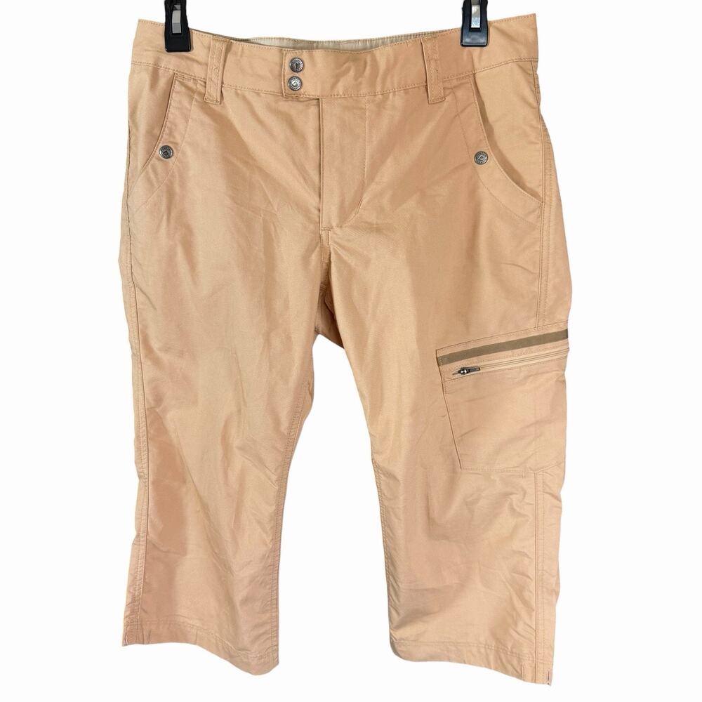 Mountain Khaki Womens Pants Broadway Fit Low Rise Tan 6 Cropped Outdoors Hiking
